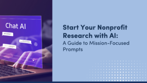 Start your nonprofit research with AI
